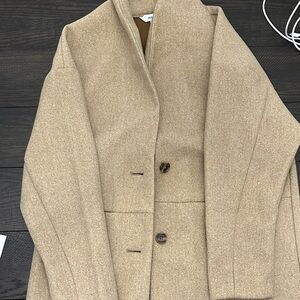 Old Navy Classic Tan Pea Coat